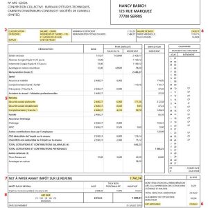 fiche de paie
